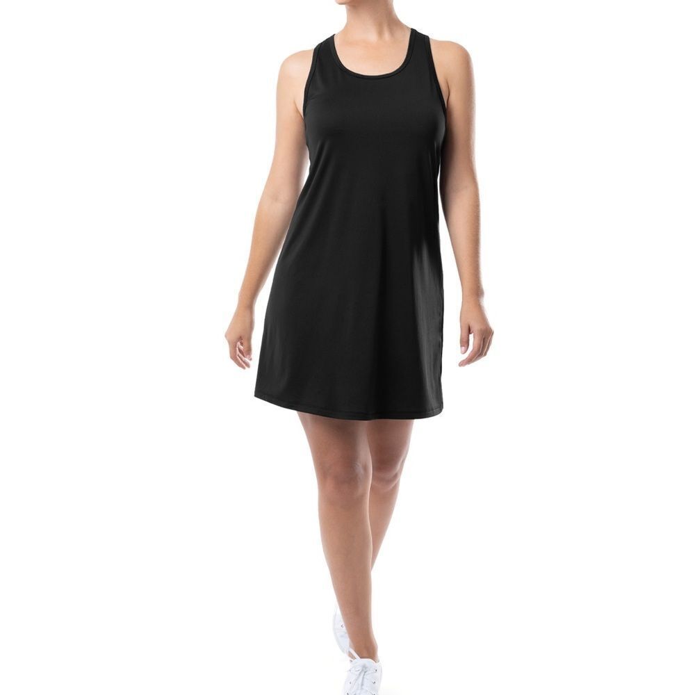 New Athletic Works Black athletic Sleeveless Tank Dress sz Small